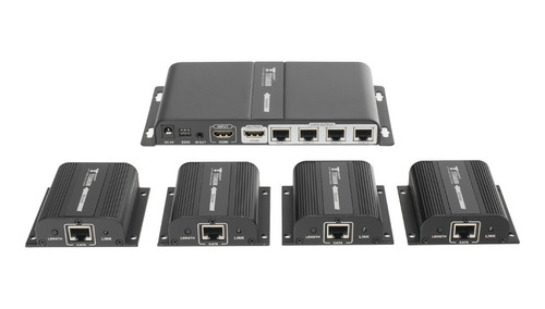 Extensor Hdmi Extender Splitter 4 Pantallas 40 Metros