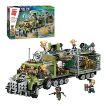 Comprar Armatodo Trailer Cazadores Jungla Bloques Construccion 658pz
