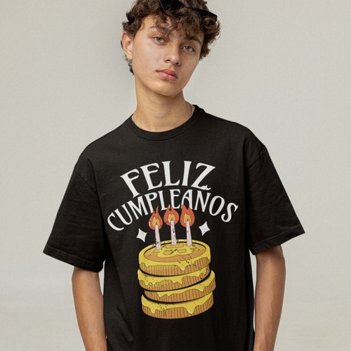 Imagen 3 de 5 de Playera De Cumpleaños - Feliz Cumpleaños - Bitcoin Cake