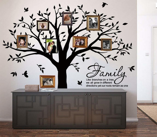 Vinilo Decorativo Pared [71vmq9s8] Arbol Marcos Para Fotos