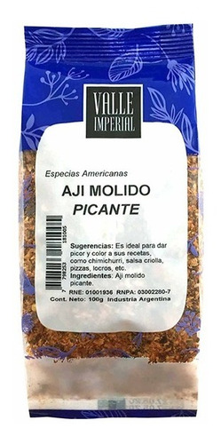 Ají Molido Picante 100 Gr.