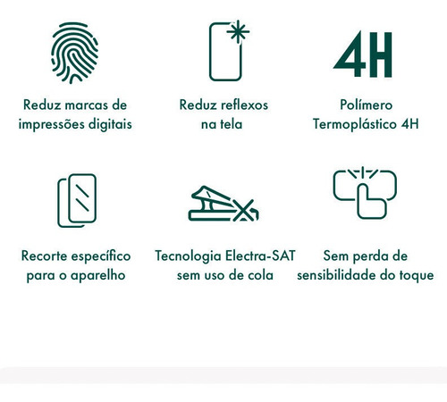 Imagem 2 de 5 de Película Traseira Fosca Hprime Compatível iPhone XS Max