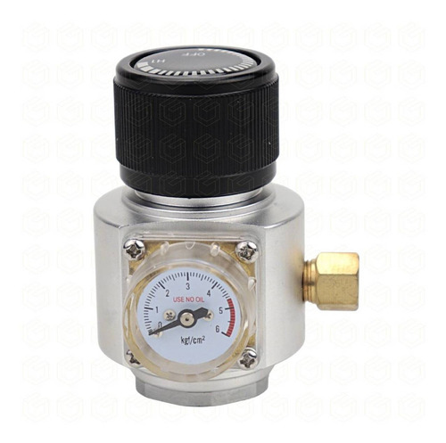 Mini-reguladora Profissional De Co2 - Rosca 3/8 Capsula