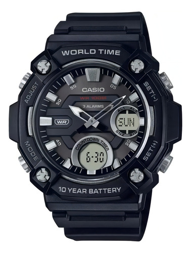 Reloj Casio Aeq-120w-1avdf Silver