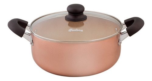 Imagen 6 de 11 de Cacerola Antiadherente Ceramico Hudson 20 Cm Color Cobre