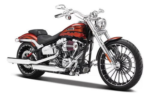 Moto Maisto Harley Davidson 2014 Cvo Breakout 1:12 Ofert! Color Naranja