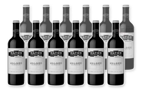 Vino Altos Las Hormigas Clásico Malbec 750ml X 12 Unidades