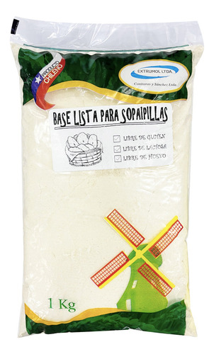 Base Lista Para Sopaipillas Sin Gluten 1kg - Extrumol