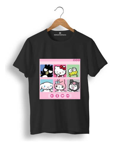 Remera: Hello Kitty Y Sus Amigos  Memoestampados