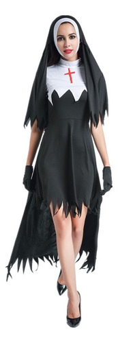 Disfraz De Bruja Vampírica Sangrienta De Terror Para Cosplay