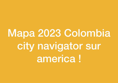 Mapa Gps Garmin Colombia 2023 + Fotomultas + Poi Actualizado