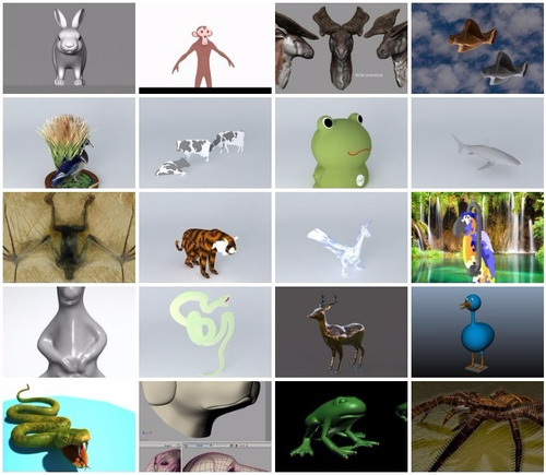 Archivo Stl Router O Impresora, Animales Vol.2