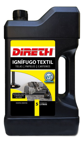 Direth Ignifugo Para Telas Papel Y Carton X 5 Litros