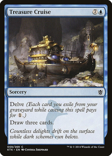 Carta Magic Treasure Cruise X 4 Playset Khans Of Tarkir