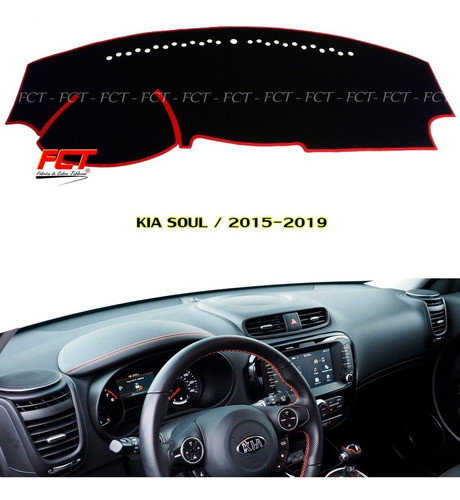 Cubre Tablero / Kia Soul Ex / 2015 2016 2017 2018 2019 Fct®