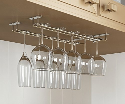 Imagen 3 de 7 de Estructura Stemware Wine Glass Rack Hanger Under Cabinet