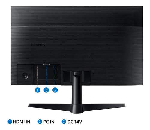 Monitor Samsung 24 Ips Full Hd 75hz 5ms Hdmi Freesync Negro