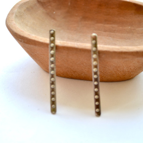 Imagen 4 de 7 de Aros Plateados, Geometricos, Alpaca, Pasante De Plata 925