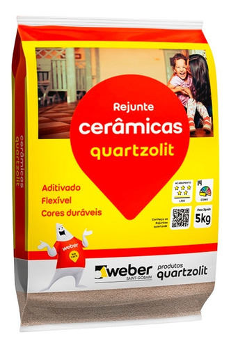 Rejunte Flexivel Quartzolit 5kg Ceramicas - Cinza Outono