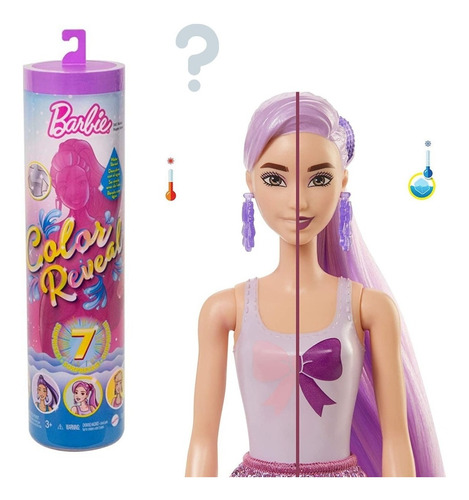 Barbie Color Reveal Serie 2 Glitter, Envío Gratis Ya!