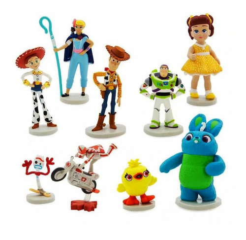 Toy Story Set De 9 Personajes Juguetes Disney 