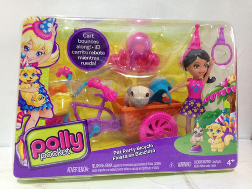 Muñeca Polly Pocket! Fiesta En Bicicleta! Mattel Cjl51 15gt