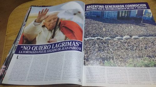 Revista Caras N° 1213 Juan Pablo Ii Segundo El Papa Año 2005