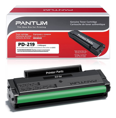 Toner Pantum P2509w Pd219 Nuevo Original 1,600pag Recargable