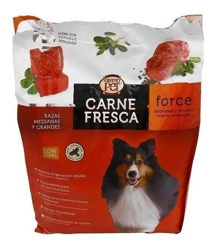 Alimento Carne Fresca Force Para Perro Adulto 4kg