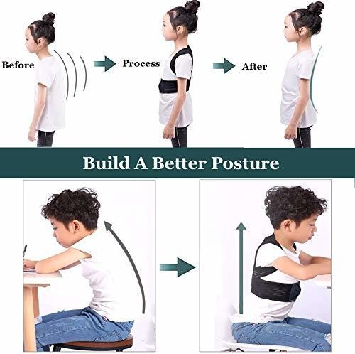 Imagen 4 de 6 de Corrector De Postura Profesional Para Niños Y Adolescentes -