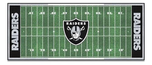 Fanmats 7361 Nfl  Corredor De Campo De Los Raiders De L...