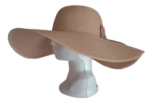 Sombrero Elegante Mujer Playero  Ala  Ancha Casual De Moda 