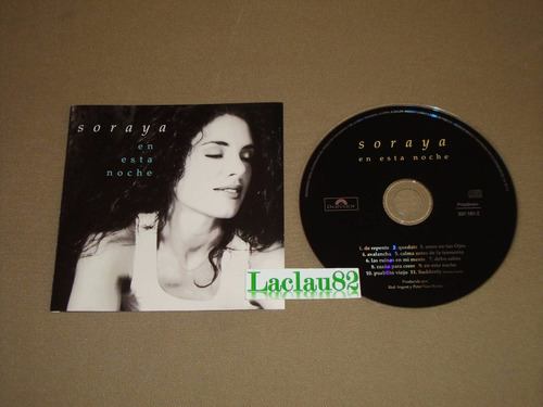 Soraya En Esta Noche 1996 Polygram Cd