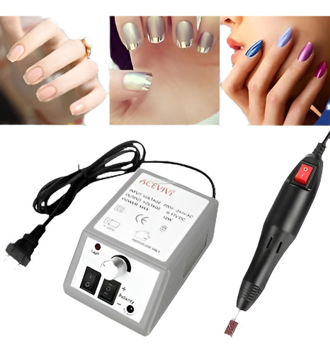 110v Lima De Uñas Profesional Pedicura Acrílico Manicura Máq