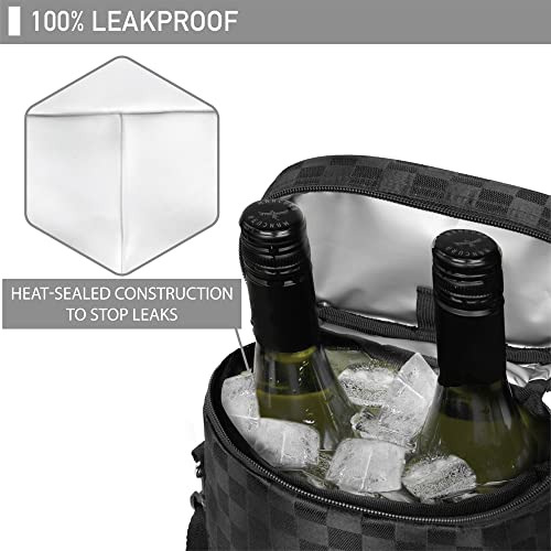 Bolsa De Vino Opux Para 2 Botellas De Vino, Con Aislamiento