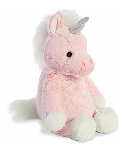 Aurora - Dulce Y Suave - Unicornio Espumoso De 33 Cm, Rosa