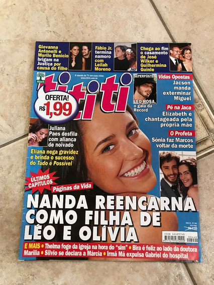Revista Tititi 440 Paginas Da Vida Eliana Fabio Jr W5 Mercado Livre