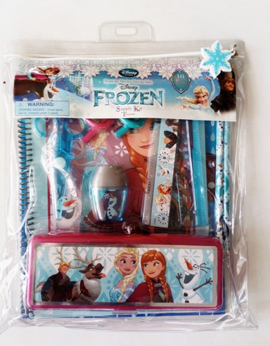Cartuchera Escolar Kit * Frozen Anna Elsa Disney Store