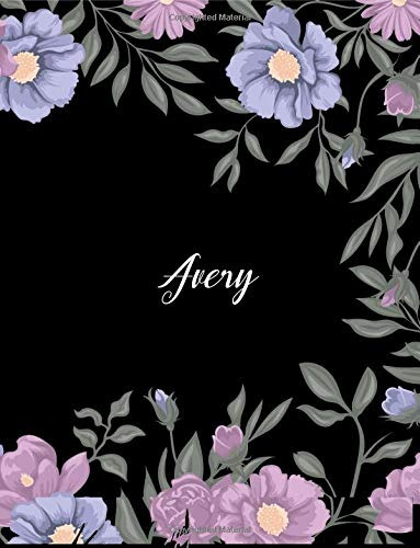 Avery 110 Ruled Pages 55 Sheets 85x11 Inches Climber Flower 