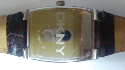 Dkny Masculino- Relógio Pulseira Couro Marrom Ny1458