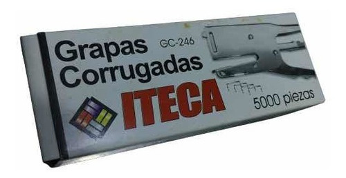 Grapas Corrugadas Iteca Gc-246 Caja De 5000 Calidad Oficina