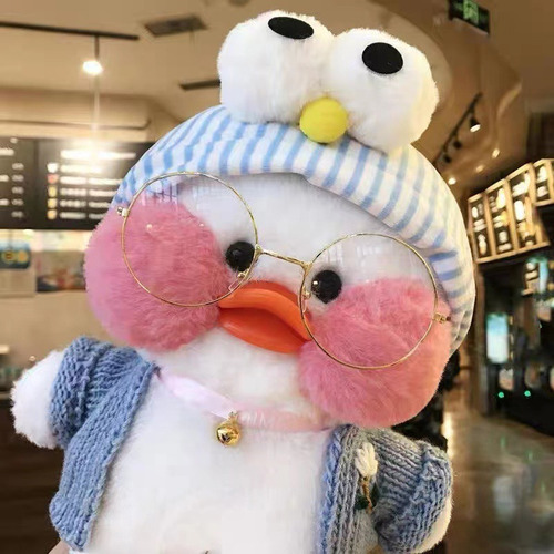Imagen 8 de 10 de Peluche De Pato Lalafanfan, Peluche, Suave, Kawaii