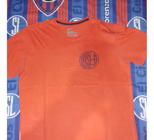 Remera Nike De Salida San Lorenzo Talle L Roja