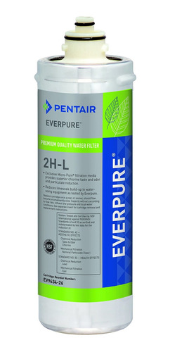 Everpure Ev9634-26 2h-l Cartucho De Filtro De Agua De Repues