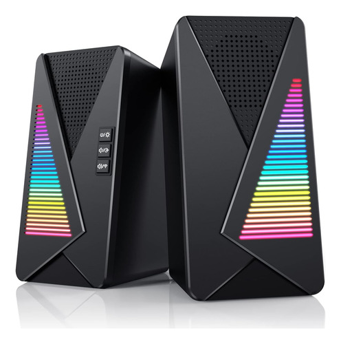Altavoces De Computadora, Altavoces De Escritorio Rgb Dinámi