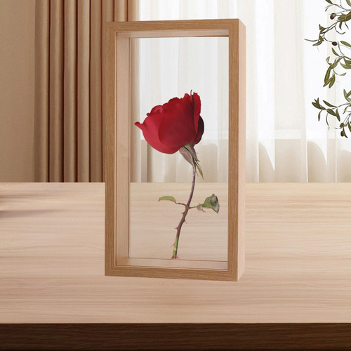 Box De Sombra 3d Marco De Imagen Madera Remográfica Marrón