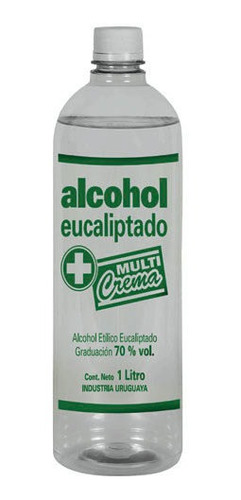 Alcohol Eucaliptado 70% Desinfectante 1lt