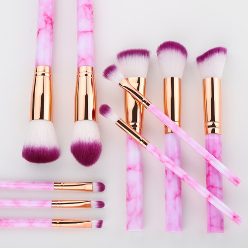 Kit De 15 Brochas: Brocha De Maquillaje, Base, Colorete, Maq