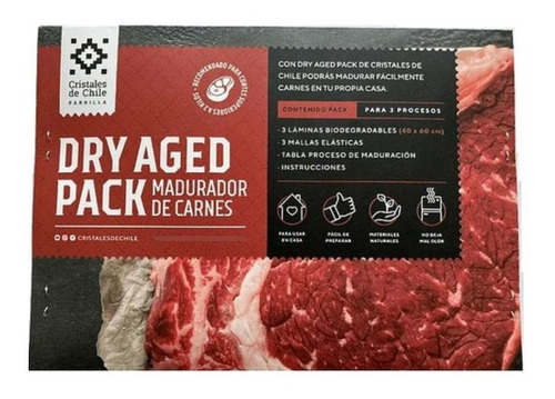 Madurador De Carne Casero Dry Aged Pack - Cristales De Chile