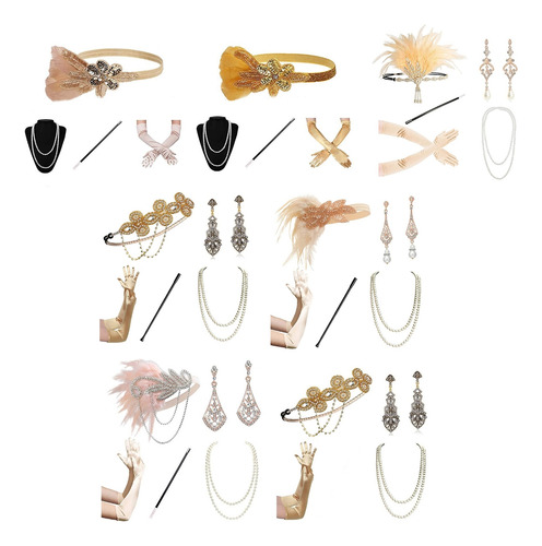 (b) Accesorios Para Disfraz De Gatsby De Los Años 20 Para Mu
